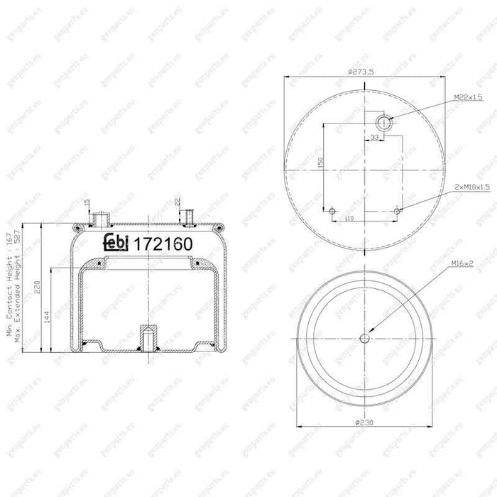 febi-172160-air-spring-1901-305-1901305