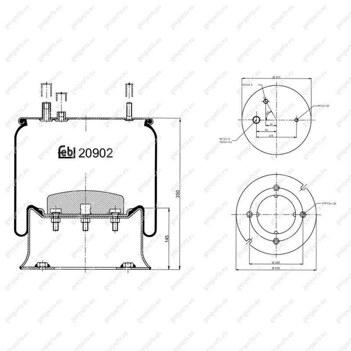 febi-20902-air-spring-50-10-211-724-5010211724