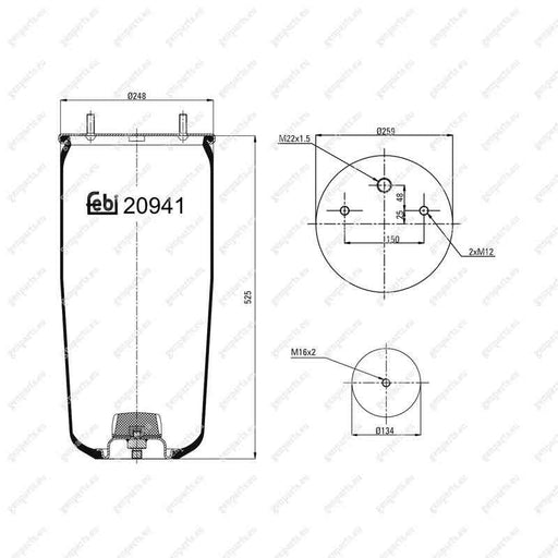 febi-20941-air-spring-05-429-40-03-0-0542940030