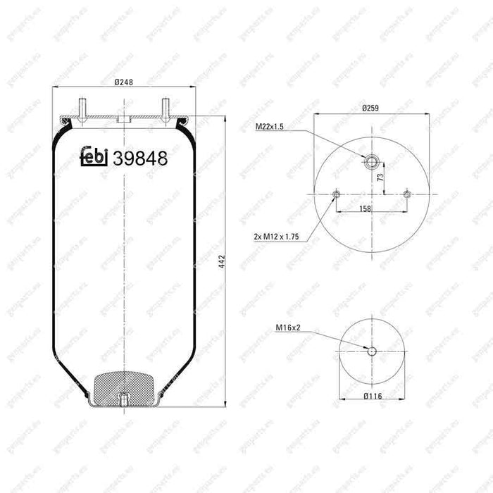 febi-39848-air-spring-4-284-3003-01-4284300301