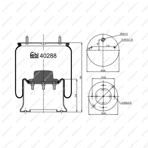 febi-40288-air-spring-3-229-0030-00-3229003000