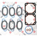 LEM21805.40 Gasket Set, intake/exhaust manifold