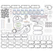 LEM44107.20 Full Gasket Set, engine