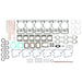 LEM86550.10 Gasket Set, cylinder head
